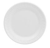 6" FOAM PLATE WHITE DINNERWARE  CS/8PK/125