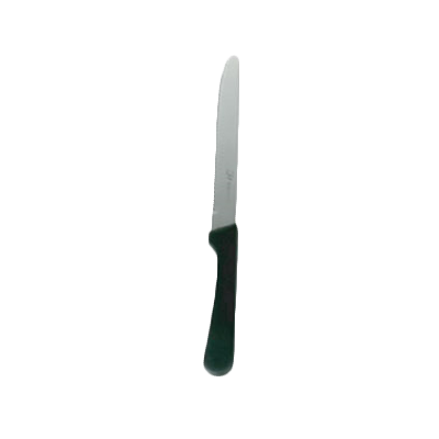 SKP-RSK8 STEAK KNIFE BLACK PLASTIC HANDLE ROUND TIP