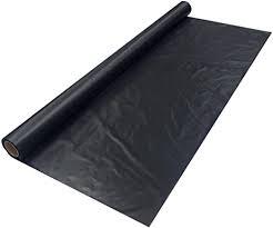 TABLE COVER PLASTIC 40X150 BLACK  4RL/CS