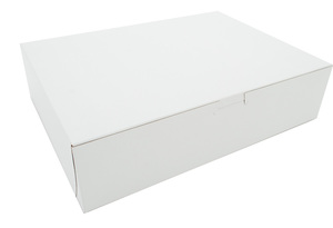 BAKERY BOX 12X9X3 WHITE    200/BL