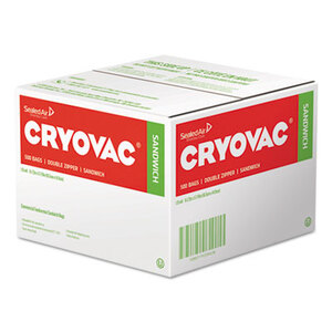 CRYOVAC PLASTIC SANDWICH BAG 6.5X6/1.15 MIL (500/CS) *655052