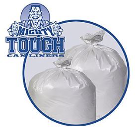 CAN LINER 33 GAL/33X39 EXTRA HEAVY WHITE .95 MIL  (150/CS)