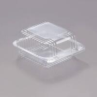 DC25UT1 STAYLOCK 6" CLEAR HINGED CONTAINER (500/CS)