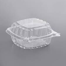 DC53PST1 CLEARSEAL  5" CLEAR HINGED CONTAINER  (500/CS)