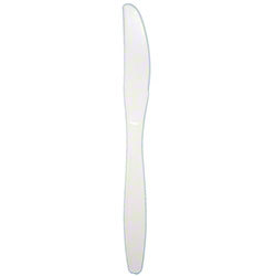 KNIVES HEAVY PLASTIC WHITE (1M/CS )