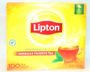 LIPT291 LIPTON TEA BAGS 10BX OF 104/CS