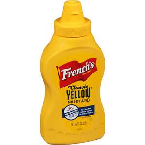 8OZ FRENCH'S SQUEEZE MUSTARD 12EA/CS