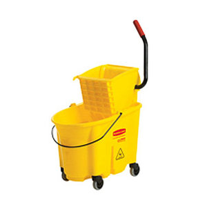 35 QUART COMBO BUCKET AND WRINGER - SIDE PRESS - YELLOW
