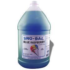SYR04SBBR SNO BALL BLUE RASPBERRY SYRUP 4GA/CS