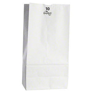 BG10WH WHITE BAG 10# (500/SL) (4SL=1BALE) *6273121