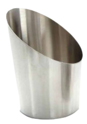 AM-FFCS45 12 OZ FRENCH FRY CUP S/S ANGLED FINISH SATIN FINISH