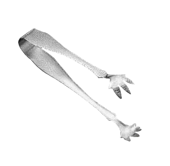 AM-IT700 ICE TONGS 6.5" SS CLAW SHAPE