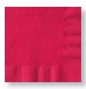 B1010RED1 BEVERAGE NAPKINS RED 2PLY (1200/CS)