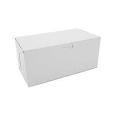 BBX954 BAKERY BOX 9X5X4 WHITE   (250/BALE) *F202-09054