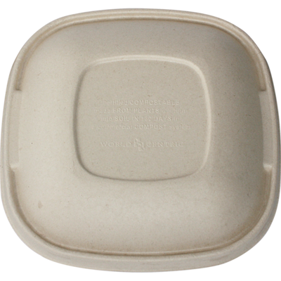 BQL-CS-24 PLA LID FOR SQUARE FIBER BOWL  24-48OZ  200/CS