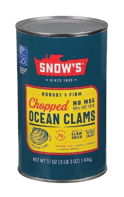 CHOPPEDCLAMS CHOPPED OCEAN CLAMS (12/51 OZ)