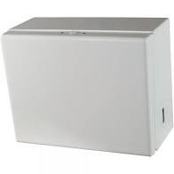 DSPSFLD TOWEL DISPENSER SINGLE FOLD WHITE(63-0W) WHITE ENAMEL CABINET