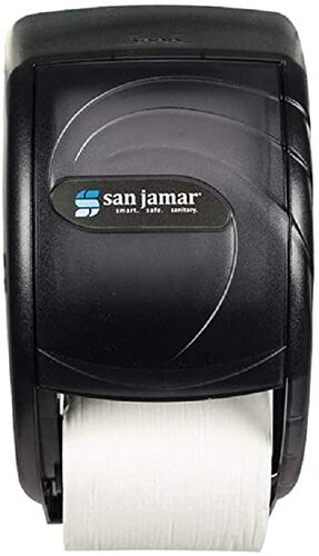 SJR3590TBK TOILET TISSUE DISPENSER DOUBLE OCEANS BLACK