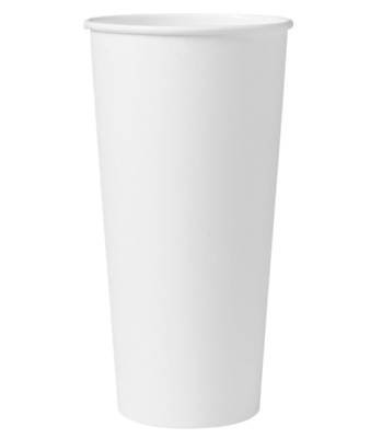 SOLO-424WN2050 HOT CUP 24OZ WHITE    500/CS