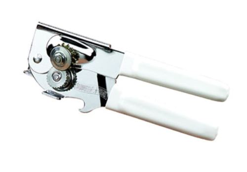 MANUAL CAN OPENER WHITE GRIP HANDLE