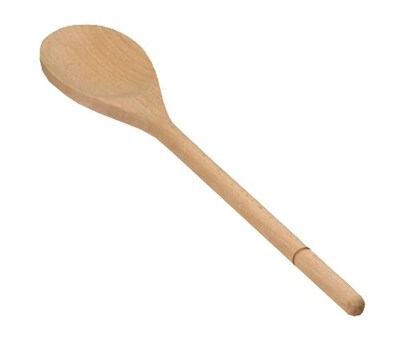 WSP14 WOODEN SPOON 14"   12EA/CS