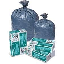 CLRST3858XHG CAN LINER 38X58 60GAL XTRA HEAVY GRAY 1.1 MIL (10RL OF 10)