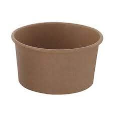6OZ PAPER FOOD CONTAINER BROWN  (1000/CS)