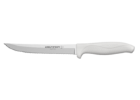 UTILITY KNIFE 6" SCALLOPED BLACK SOF-GRIP HANDLE