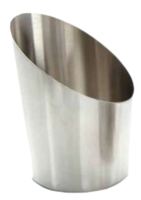 12 OZ FRENCH FRY CUP S/S ANGLED FINISH SATIN FINISH