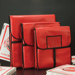 DELUXE PIZZA DELIVERY BAG 20"X20" RED