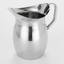 AM-WP68 PITCHER BELL STYLE 68OZ STAINLESS
