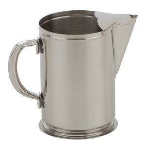 PITCHER WATER 64OZ STAINLESS W/ ICE LIP