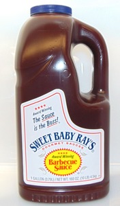 BBQ04SBR SWEET BABY RAYS BBQ SAUCE   4GAL/CS