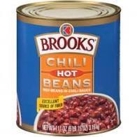BROOKS HOT CHILI BEANS #10 CAN (NO SUB) (6EA/CS)