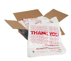 CLTYB6 T-SHIRT BAG "THANK YOU" (500/CS)