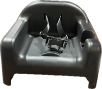 BOOSTER SEAT DOUBLE BLACK   1EACH