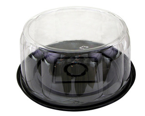 13" CAKE CONTAINER W / ROSEDOME LID    (45/CS)