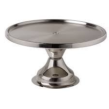 CAKE STAND KNOCKED DOWN BRT SS FINISH