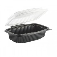 Solo KHB8A-2050 8 oz White Paper Food Container And Lid (Case of 250  Containers w/Lids)