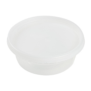 S-8 8OZ COMBO HEAVY CONTAINER & LID  240/CS