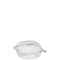 CLEARSEAL 6" CLEAR HINGED CONTAINER (500/CS)