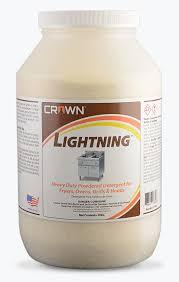 LIGHTNING POWDER FRY CLEANER 8LB HI-EMULSIFY ALKALINE CLEANER  4EA/CS