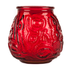 RED VICTORIAN WAX CANDLE 60 HOUR   (12EA/CS)