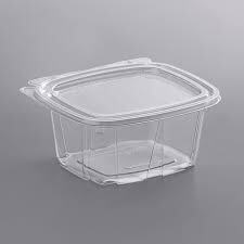 16OZ CLEAR HINGED CONTAINER (200/CS)