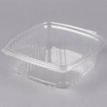 48OZ CLEAR HINGED CONTAINER (200/CS)  *10120073