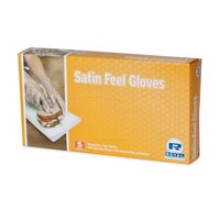 SATIN FEEL POLY GLOVE SMALL POWDERED FREE(10BX/100)