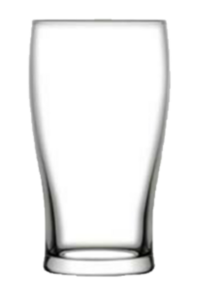 TULIP/ PUB BEER GLASS 16OZ STACKABLE FULLY TEMPERED  24EA/CS