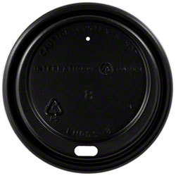LID, DOME FOR 8OZ HOT CUP BLACK (1M/CS)
