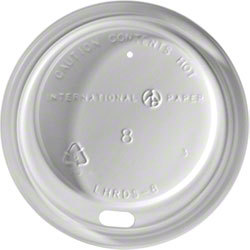 LID DOME FOR 8OZ CUP WHITE ( 1 M / CS )