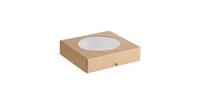 MULTIPURPOSE CARTON W/ WINDOW  7.06X7.06X1.81 KRAFT  300/CS